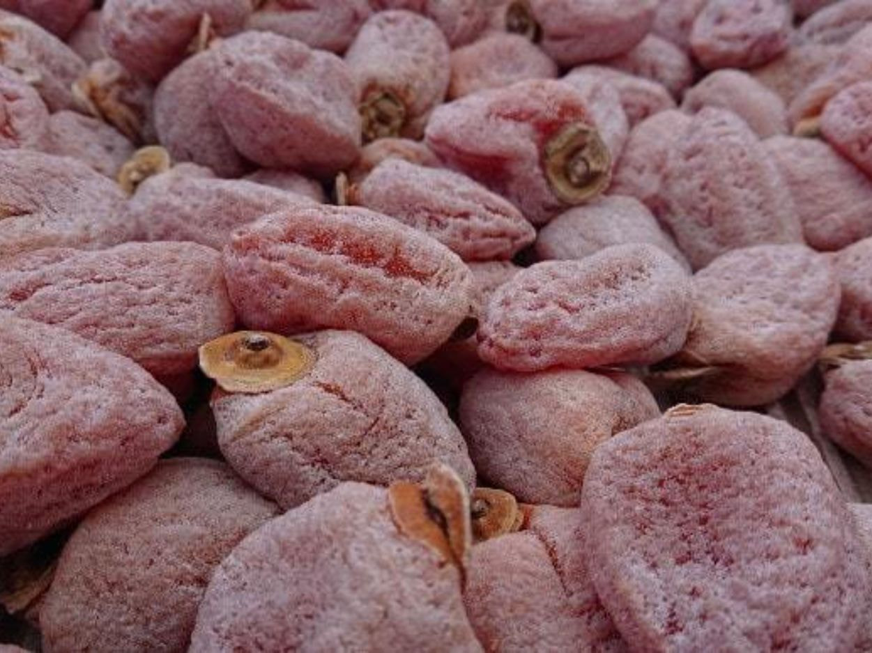 フレック丸西　市田柿の柿もみ